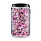 Zencefil Organik Tomurcuk Pembe Gül Kurusu Isparta Gülü Bi Kavanoz 660 cc. Cam Kavanozda Tomurcuk Gül Dried Rose Bud