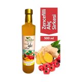 Zencefilli Alıç Sirkesi 500 Ml - Organik Doğal Fermantasyon