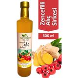 Zencefilli Alıç Sirkesi 500 ml - Organik Doğal Fermente