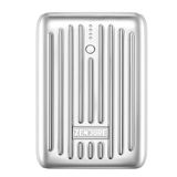 Zendure Supermini 10,000 mAh USB-C Powerbank 18 W Delivery, süper küçük harici pil, iPhone, , Huawei, Switch vs. için şarj ile, gümüş