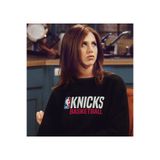 ZENG Knıcks Baskılı Sweatshirt Sıfır 0 Bisiklet Yaka Siyah Sweat Friends Kniks