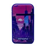Zengaz Cool Tasarım Jet Alev Çakmak - Synthwave City