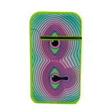 Zengaz Cool Tasarım Jet Alev Çakmak - Trippy Melting Eye