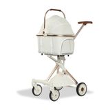 Zengemtx Eurodog Katlanabilir Köpek Arabası Beyaz 80,5X48,5X112 cm - 5 x 112 cm