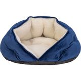 Zengemtx Pet Comfort Paris Perla ve Köpek Yatağı Lacivert 50CM - XL