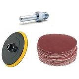 Zenger 115 Cırt Zımpara Seti Adaptör + Taban + Zımpara 40'lı