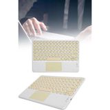 Zengezur Android ve Ios Uyumlu Bluetooth Klavye Touchpad Slim Kablosuz Wifi Q Klavye - Renkli