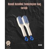 Zengezur Kendini Temizleyen Hava Yastıklı Saç Tarağı – Düğümsüz Tarama - Renkli