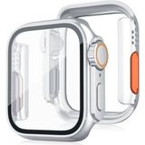 Zengezur Newface Apple Watch 44MM Watch 49MM Kasa Dönüştürücü ve Ekran Koruyucu - Gümüş