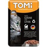 Zengezur Tomi 4 Adaet Kedi Kaz - Ciğer Pouch Mama 100GR