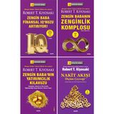 Zengin Baba Finansal IQ'nuzu Artırıyor - Zenginlik Komplosu - Yatırımcılık Kılavuzu - Nakit Akışı - 4 Kitap Set - Robert T. Kiyosaki