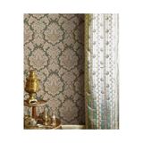 Zengin Barok Damask Desenli Duvar Kağıdı - Seven 7807-4, Koyu, Yeşil, Elyaf Taban (Non-Woven) - 16.5 M2