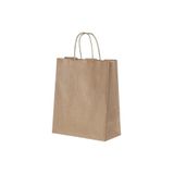 ZeniCat Kraft Burgu Saplı Çanta 25 Cm X 12 Cm X 31 Cm ( 25 Adet ) ( Kağıt Poşet Çanta )