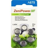 Zenipower 675 Numara İşitme Cihazı Pili 60 Adet 1,45 V Düğme Pil Yüksek Performanslı