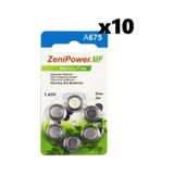 Zenipower MF A675 1.45 V İşitme Cihazı Pili 6 x 10'lu