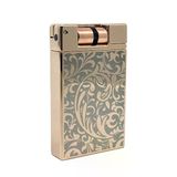 Zenit Rose Gold & Gri Floral Desenli Pürmüz Alevli Özel Seri Çakmak