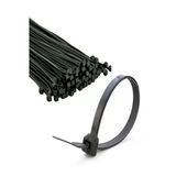 Zenith 100 Adet Siyah Plastik Kelepçe Cırt Kablo (3,6X200mm)