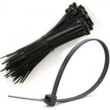 Zenith 2,5 X 150Mm Siyah Kablo Bağı & Plastik Cırt Kelepçe Paket 100 Adet