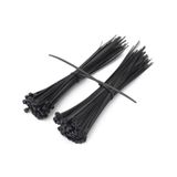 Zenith 8x300 mm Siyah 100 Adet Kablo Bağı Plastik Cırt Kelepçe