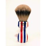 Zenith Barber Pole %100 Gerçek Gümüş Uçlu Porsuk Kıllı Tıraş Fırçası - Porsuk - Made İn Italy