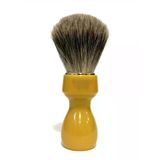 Zenith Barber Tıraş Fırçası, %100 Gerçek Porsuk Kılı Ve Karamela Reçine Saplı - Best Porsuk - Made İn Italy