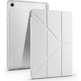 Zenith Works Galaxy Tab S11 Kılıf Zore Tri Folding Kalem Bölmeli Standlı Kılıf - Gri