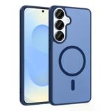 Zenithworks Galaxy S26 Plus Kılıf M-Safe Şarj Özellikli Znth Babet Kapak - Mavi
