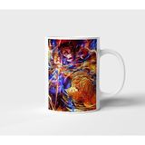 Zenitsu Kaigaku Demon Slayer Anime Tasarım Kupa - Hediyelik Kupa - Baskılı Kupa - Beyaz - 300 ml
