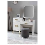 Zenna Puf Krom Antrasit Gri (chrome Anthracite Gray) Yeşil