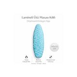 zennehome Ütü masası kılıfı 145x55cm Keçeli Süngerli Turkuaz