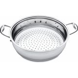 Zeno 18/10 Paslanmaz Çelik Buharda Pişirici Süzgeç 28 cm