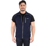 Zenobya Deri Biyeli Polar Yelek -Lacivert - Zenobya - S - 01L-Lacivert