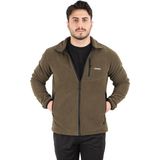 Zenobya Erkek Polar Ceket - Haki - Takma Kol - Zenobya