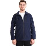 Zenobya Softshell Garnili Polar Ceket - Lacivert- Zenobya - 2XL - 09L-Lacivert