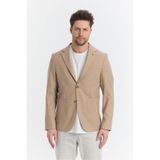 Zenova Erkek Camel Yarım Astarlı Torba Cepli İlkbahar-Yaz Spor Blazer Ceket Camel 52