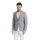 Zenova Erkek Gri Yarım Astarlı Torba Cepli İlkbahar-Yaz Spor Blazer Ceket Gri 50