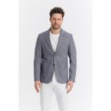 Zenova Erkek Navy Yarım Astarlı Torba Cepli İlkbahar-Yaz Spor Blazer Ceket Navy 52
