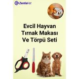zentiavet Kedi ve Köpek Evcil Hayvan Pet Bakımı Tırnak Kesme Makası Pati Törpüleme Aleti Kedi Yatağı