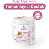 ZentiaVet Kıtten Mılk 200 gr Kedi Süt Tozu Anne Sütü Destekli (Hamile ve Yavru Kediler Için) + Biberon