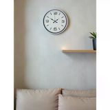 Zentime 36 cm Dekoratif Beyaz Duvar Saati