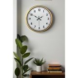 Zentime Eskitme Dekoratif Stil 52 Cm Metal Duvar Saati