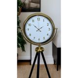 Zentime Heritage Gold Zarif Tripod Ayaklı Saat