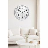 Zentime White Classic 52 Cm Metal Dekoratif Stil Duvar Saati