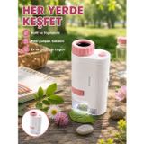 zentya4516 Mey İthalat® 80X-200X Taşınabilir Dijital Mikroskop LED Işıklı Çocuk Eğitim Mik