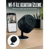 zentya4516 Mey İthalat® A9 Kablosuz Mini IP Kamera Wi-Fi Destekli Uzaktan İzleme Özellikli HD G�