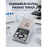 zentya4516 Mey İthalat® Hassas Tartım İçin Dijital Cep Terazisi Sayma Modlu Yeni Nesil zd4526