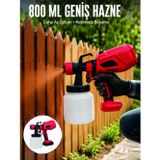 zentya4516 Mey İthalat® Kablosuz Kullanım Sunan Şarjlı Boya Püskürtme Tabancası zd4526