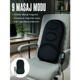 zentya4516 Mey İthalat® Motorlu Isıtmalı Masaj Minderi Masaj Modlu Ev, Ofis ve Araç Koltuk Pedi