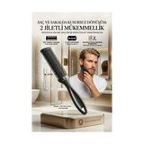 Zenvia 2 Jiletli Kırık Saç Sakal Düzletme Inceltme Tarağı 716861 - Renkli