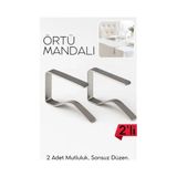 Zenvia 2'li Masa Örtüsü Klipsi - Metal Masa Kelepçesi Masa Örtüsü Sabitleyici 722498